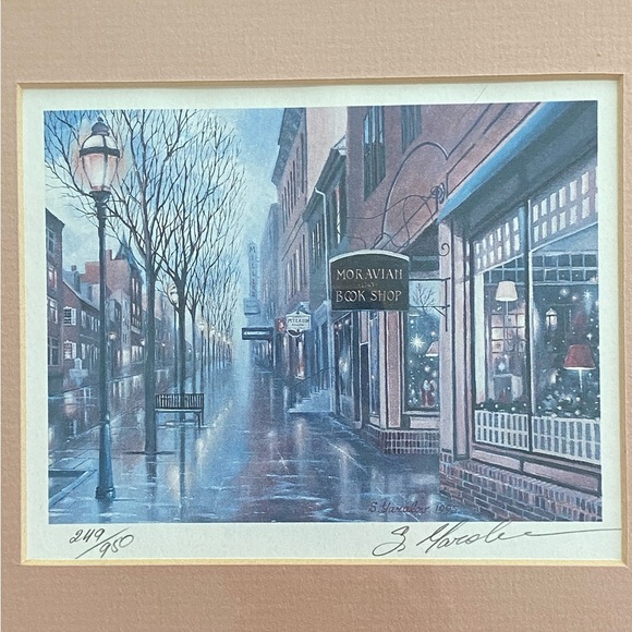 Main Street Print of Original Oil Painting by Sergei Yaralov, Signed # 249/950 - Picture 9 of 9